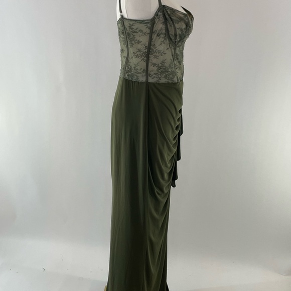 Katie May Olive Green Willow Gown, XL - Picture 15 of 16